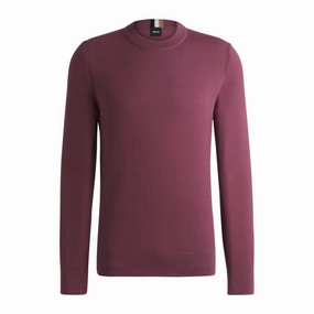Micro-structured sweater in cotton turtleneck sweaters sale