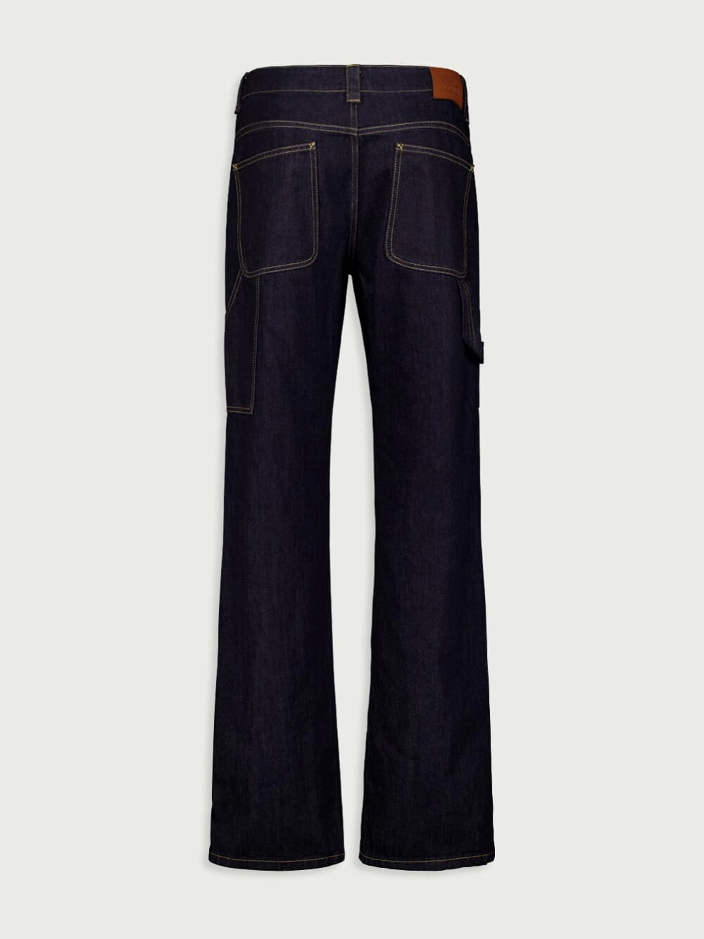 Mid-Rise Straight Jeans