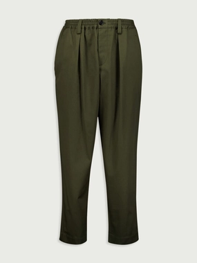 Mid-Rise Tapered-Leg Cotton Trousers Bottoms Mens - cheap mens shorts online