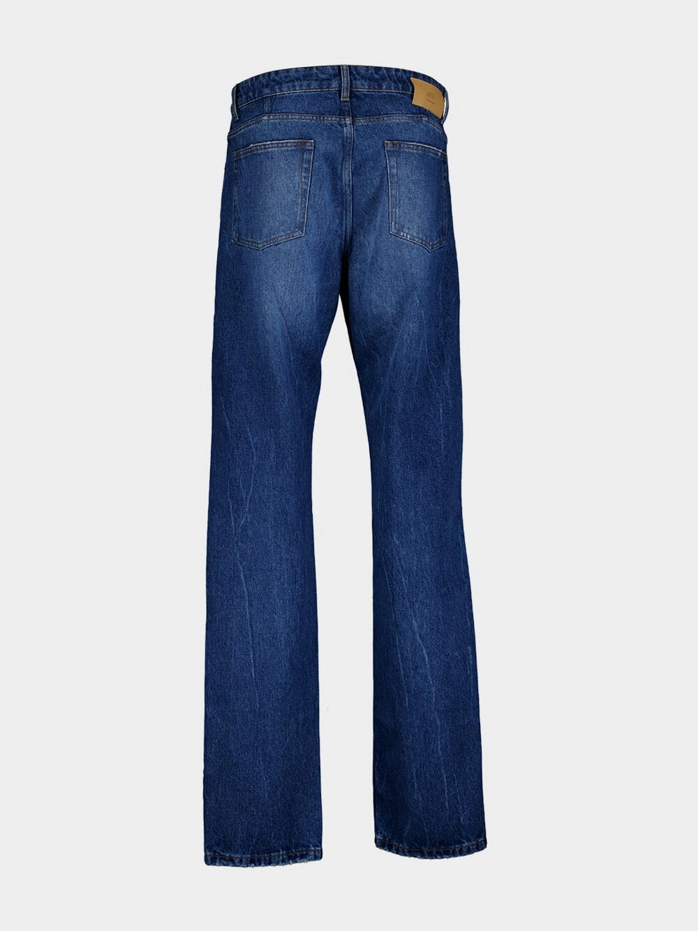 Mid-Washed Indigo Classic Fit Jeans
