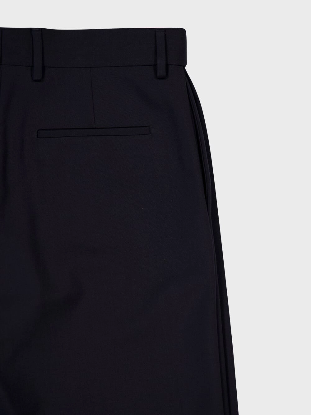 Midnight Blue Wool Trousers