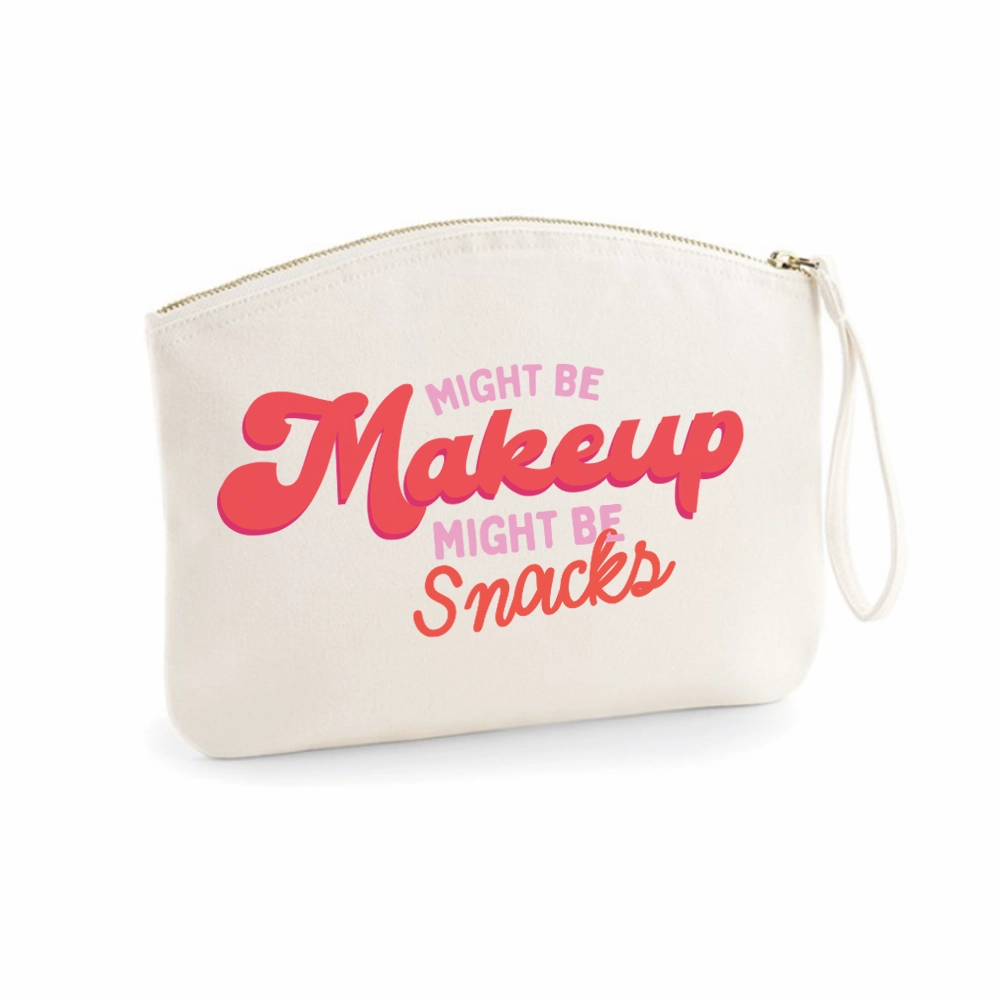 Might Be Makeup, Might Be Snacks Accessory Pouch Holiday Collection - holiday outfits clearance