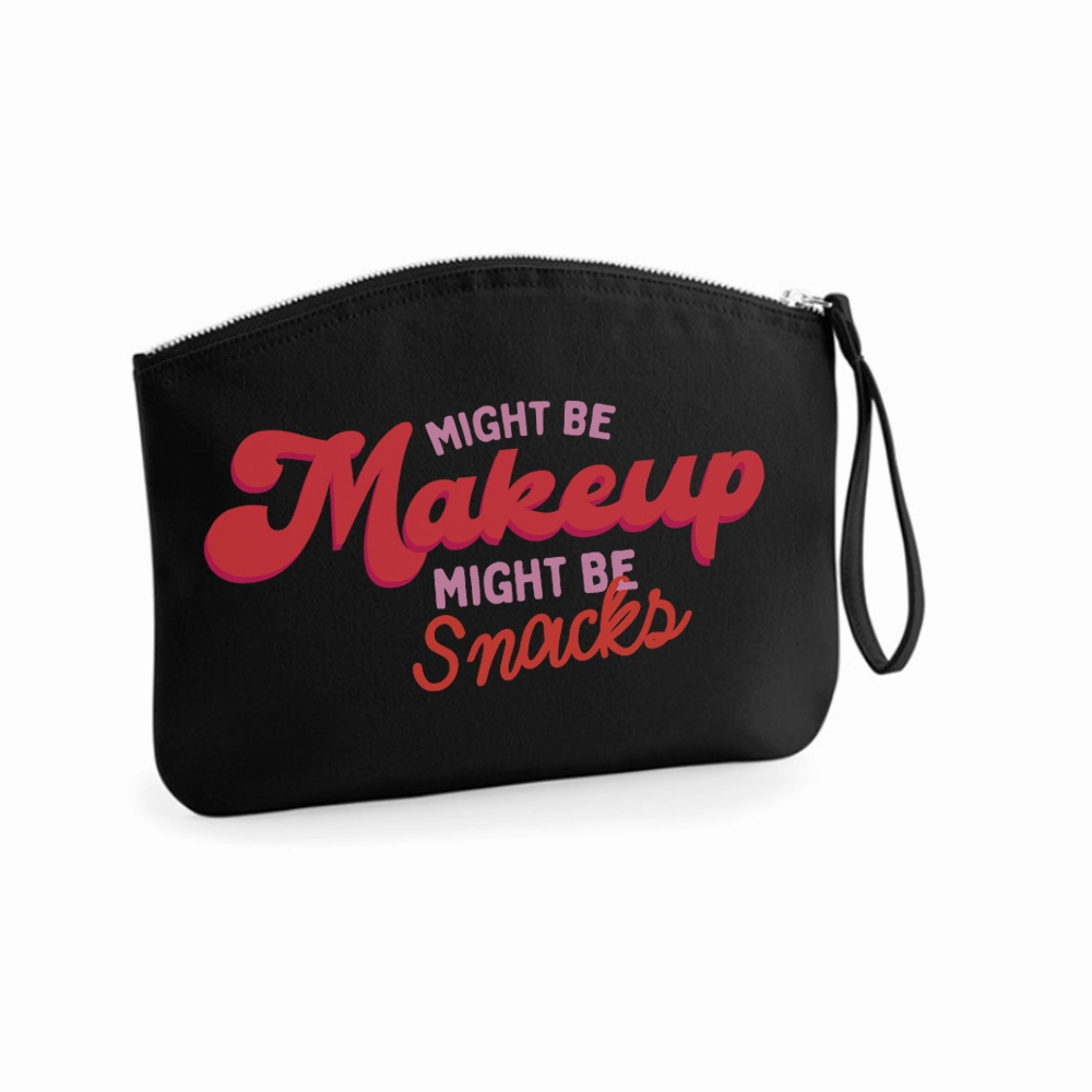 Might Be Makeup, Might Be Snacks Accessory Pouch Holiday Collection - holiday outfits clearance
