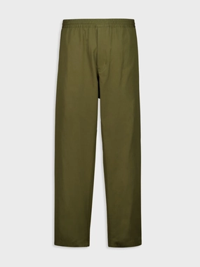 Militare Green Straight-Fit Poplin Trousers Bottoms Mens - cheap mens shorts online