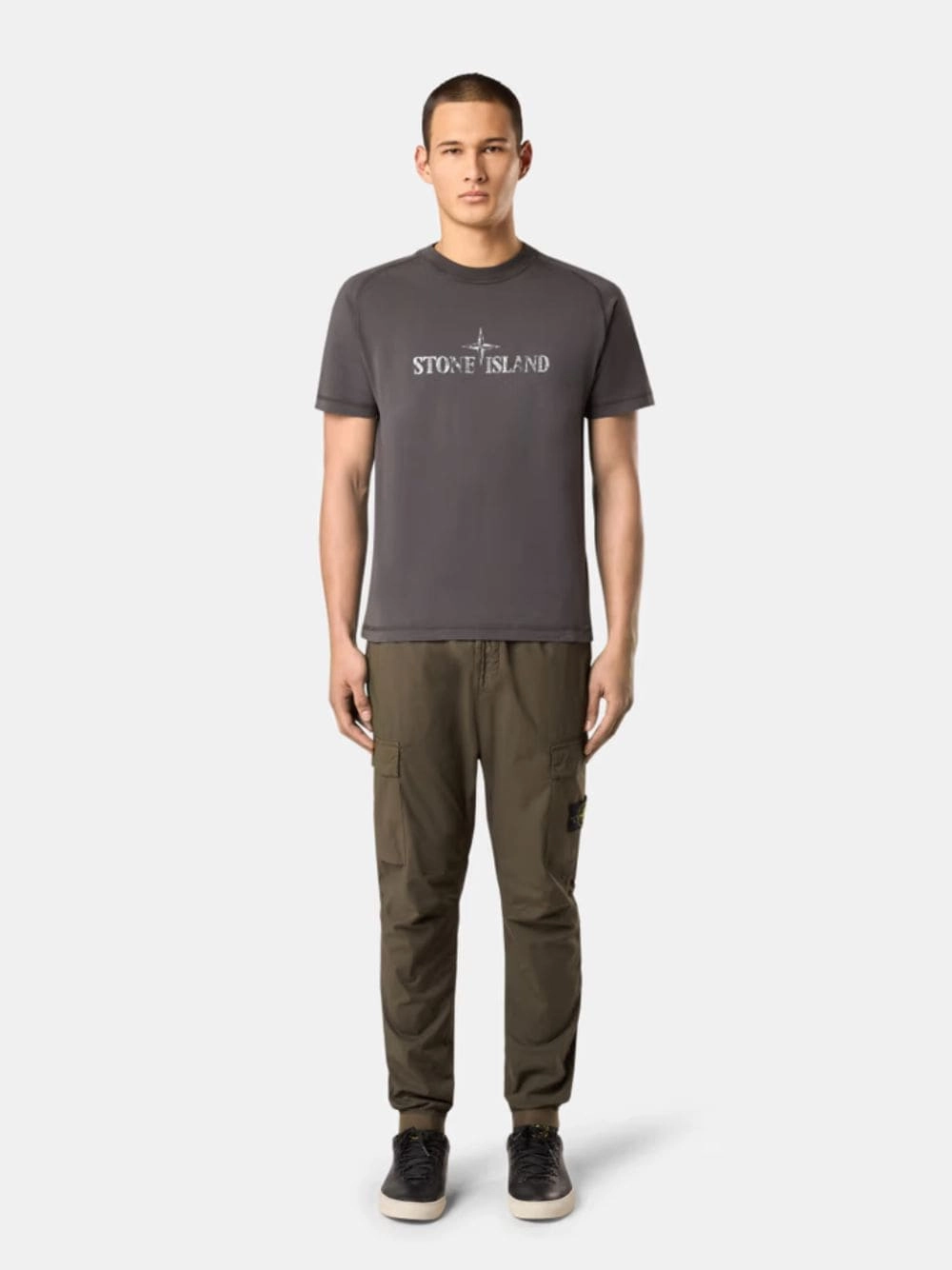Military Green Stretch Cotton Cargo Trousers Bottoms Mens - cheap mens shorts online