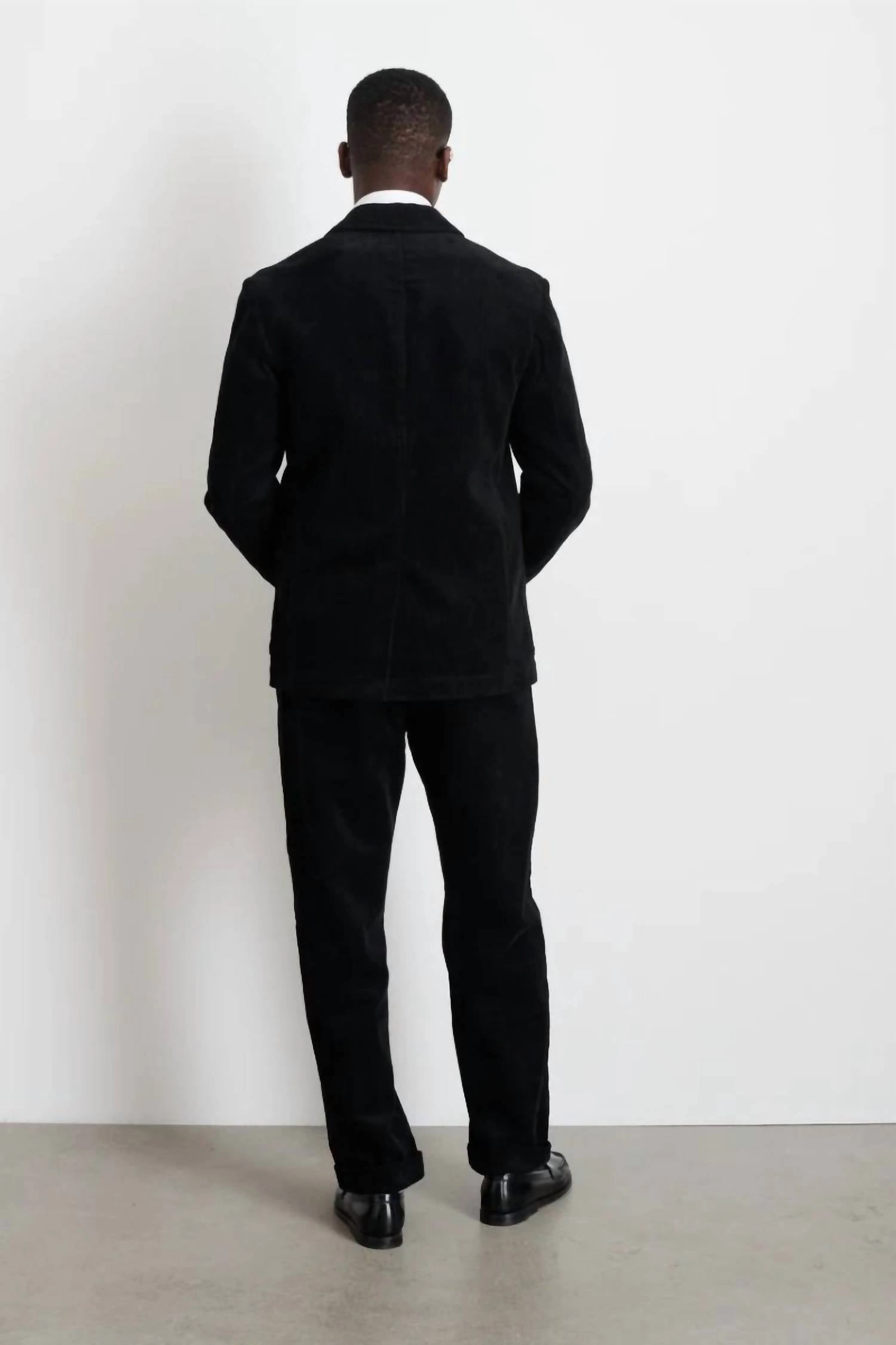 Mill Blazer In Corduroy In Chocolate