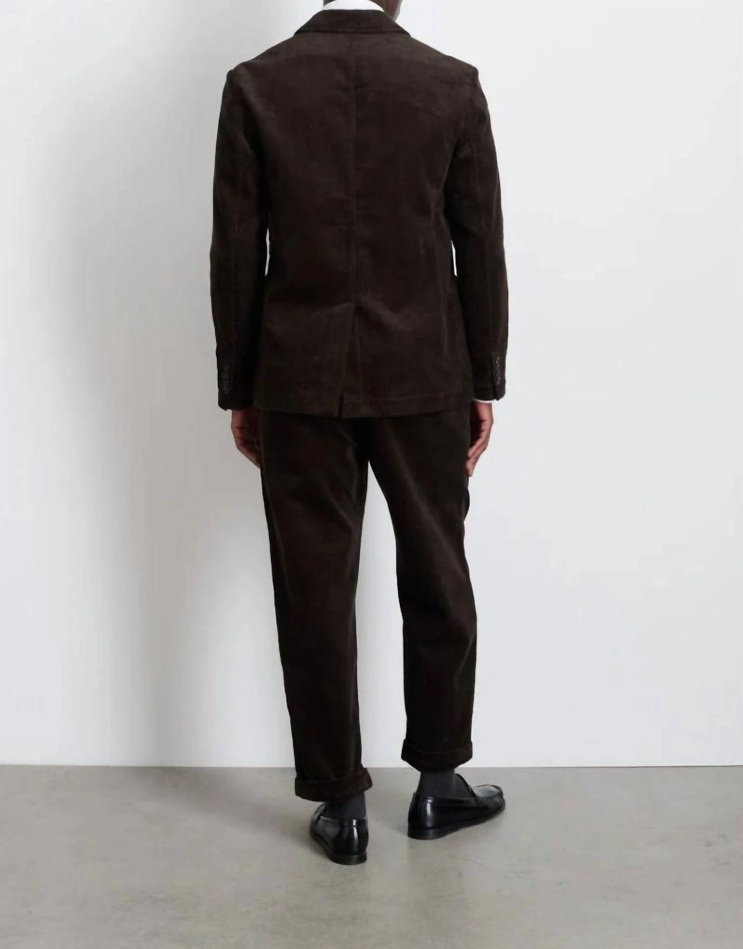 Mill Blazer In Corduroy In Chocolate