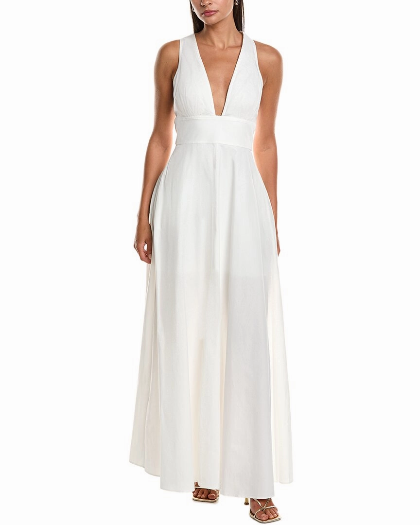 Milly Catarina Poplin Maxi Dress