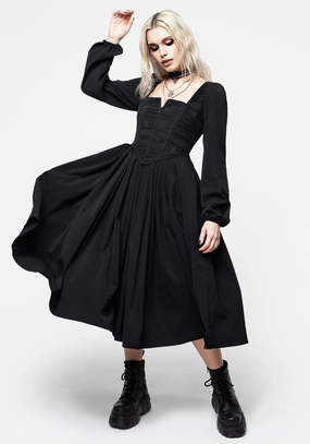 Mina Corset Midi Dress Dresses Womens - women's dresses clearance