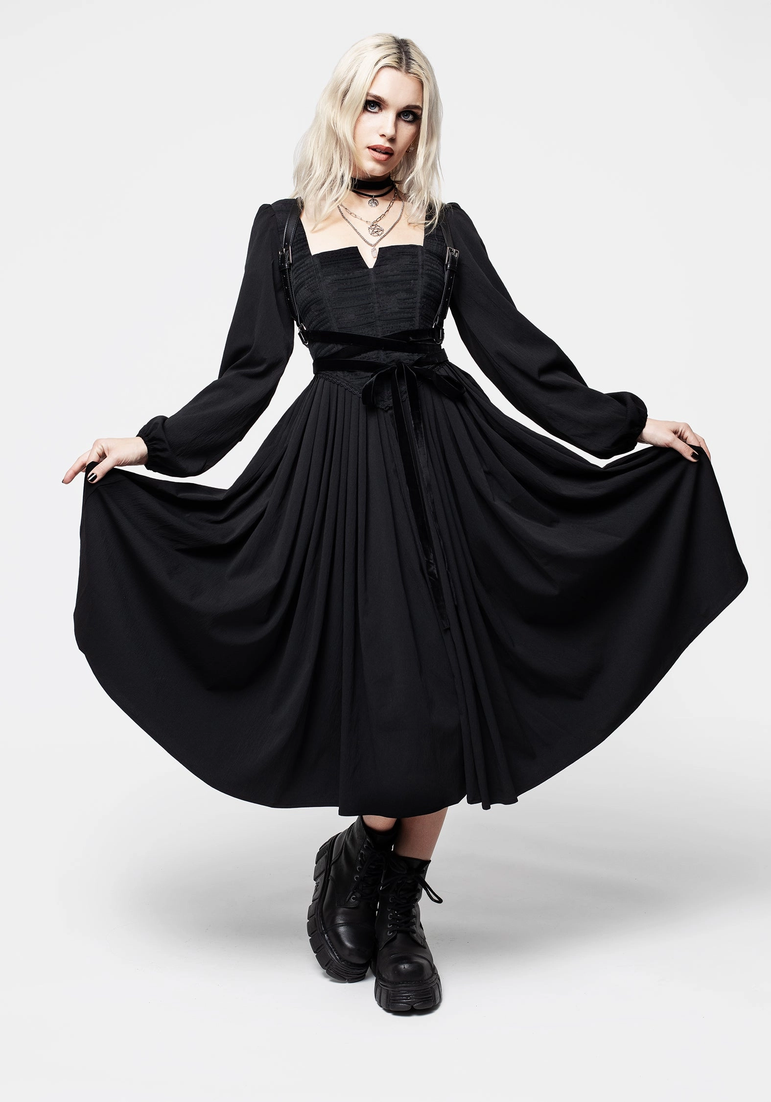 Mina Corset Midi Dress