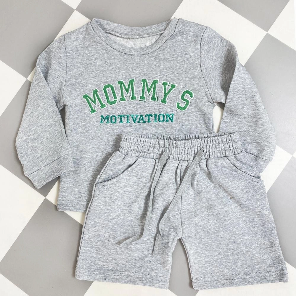 Mommy's Motivation Sweater & Short Set