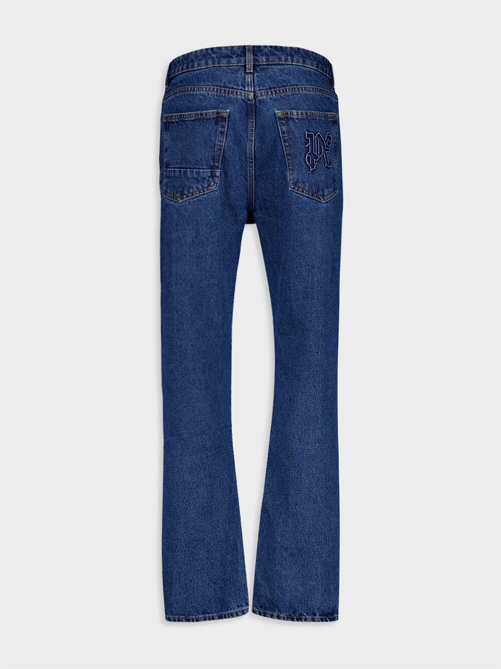 Monogram Straight-Leg Jeans