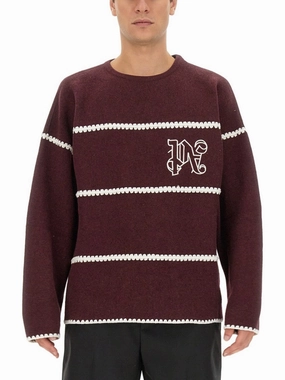Monogram Striped Sweater designer sweaters outlet