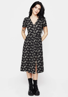 Mortmoth Short Sleeve Midi Dress Dresses Womens - women's dresses clearance