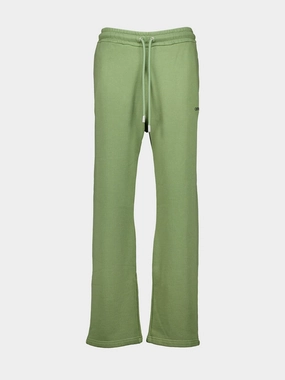 Moss Green Arrow Motif Sweatpants Bottoms Mens - cheap mens shorts online