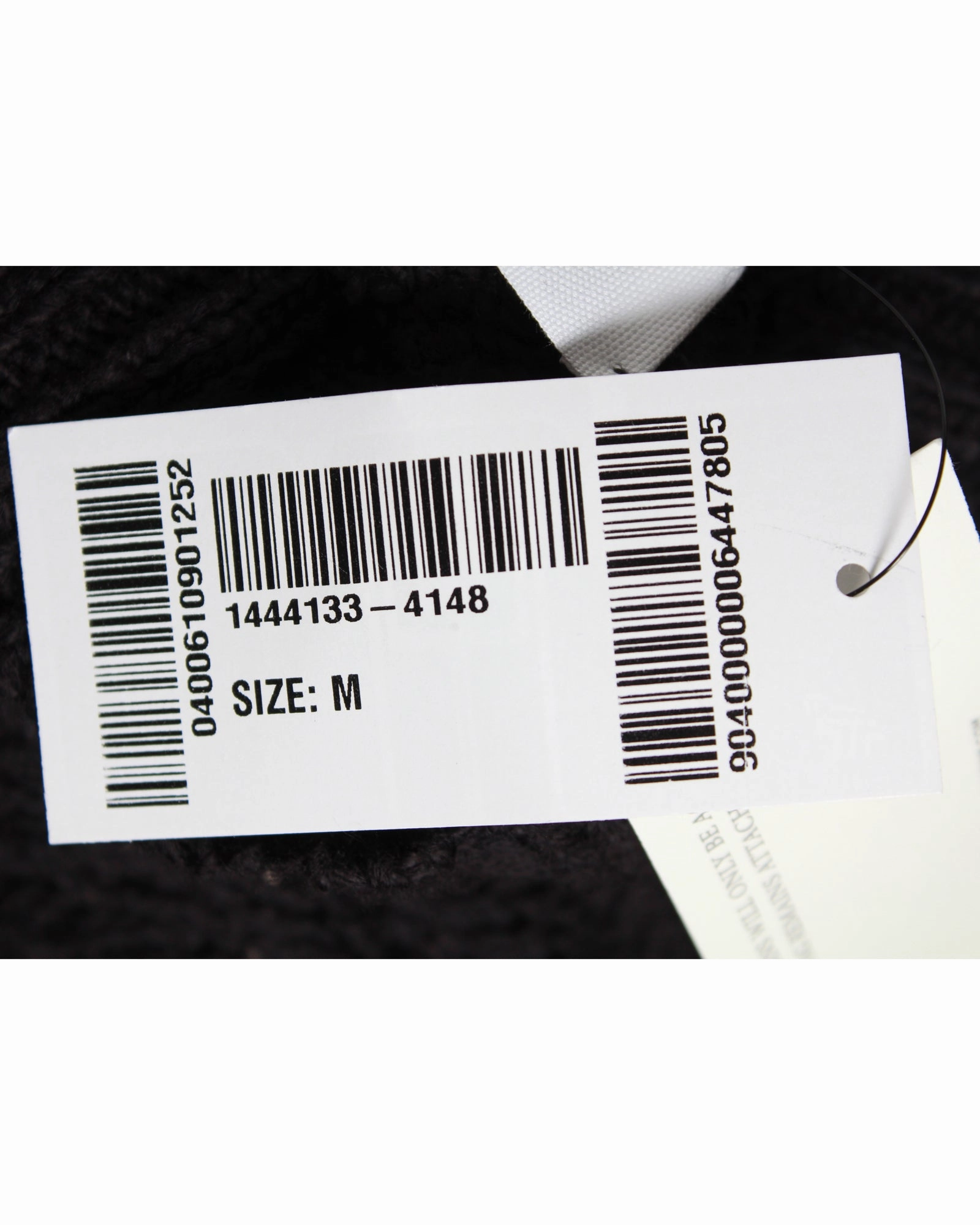 Mr. P Ribbed Open-Knit Sweater in Black Cotton