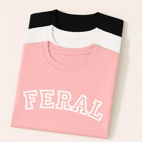 MRK Basics Feral 3 Pack T-Shirts Holiday Collection - vacation wear sale