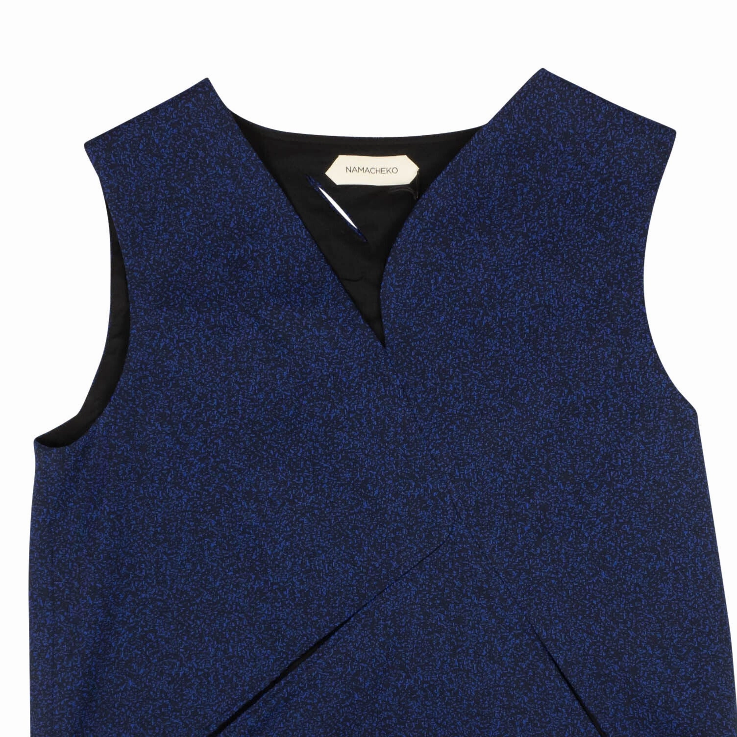 NAMCHEKO Black & Blue Tasebar Sweater Vest