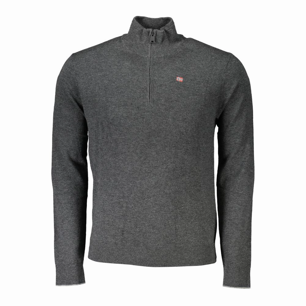 Napapijri Chic  Half-Zip Embroide Men's Sweater knit sweaters cheap