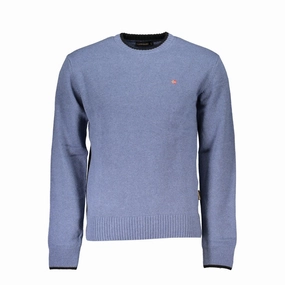 Napapijri  Crew Neck Embroide Men's Sweater knit sweaters cheap