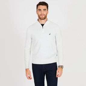 Nautica Mens Big & Tall Quarter-Zip Mock-Neck Sweater designer sweaters outlet