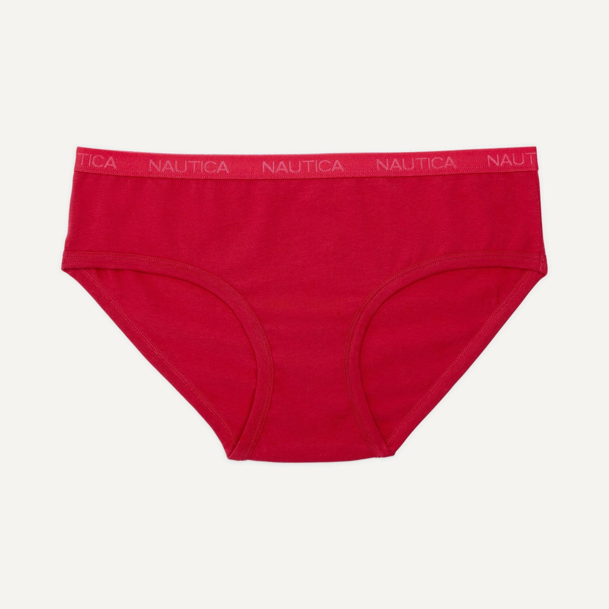 Nautica Womens Logo Hipster Brief, 5-Pack