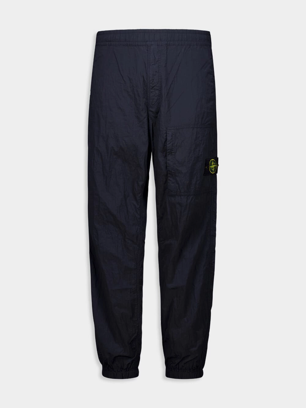 Navy Blue Cargo Jogger Pants in Nylon Bottoms Mens - cheap mens shorts online