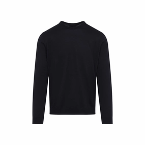 Navy-Blue Silk Sweater designer sweaters outlet