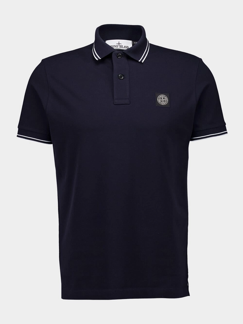 Navy Blue Slim Fit Short Sleeve Polo Shirt Tops Mens - men's t-shirts outlet