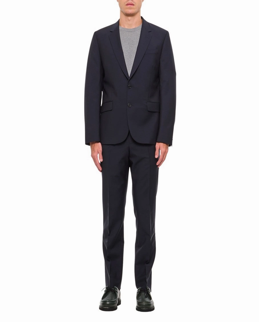 Navy Blue Tailored Two-Peice Suit