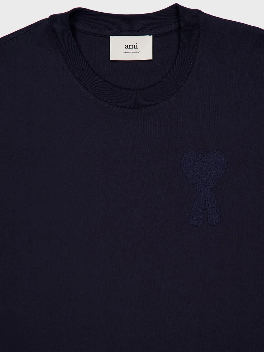 Navy Cotton Patch T-Shirt