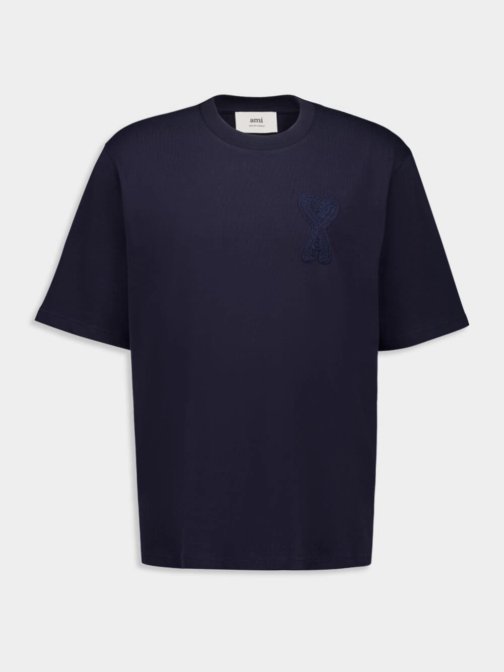 Navy Cotton Patch T-Shirt Tops Mens - flannel shirts