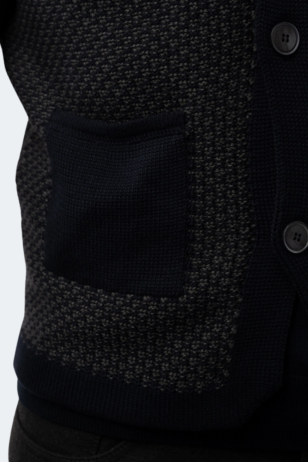 Navy Knit Cardigan