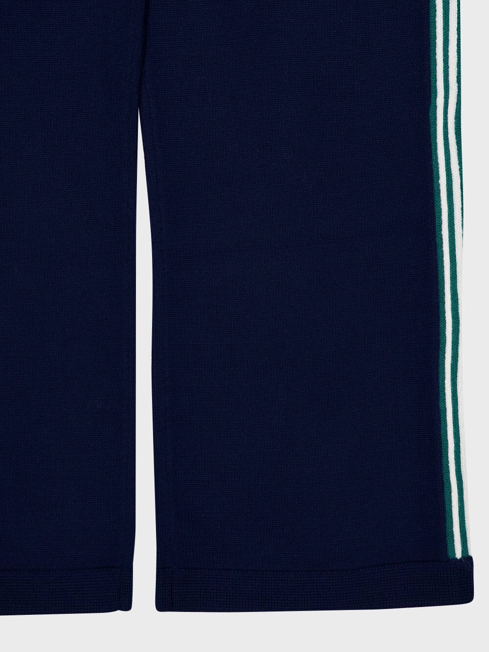 Navy Knit Tennis Trousers