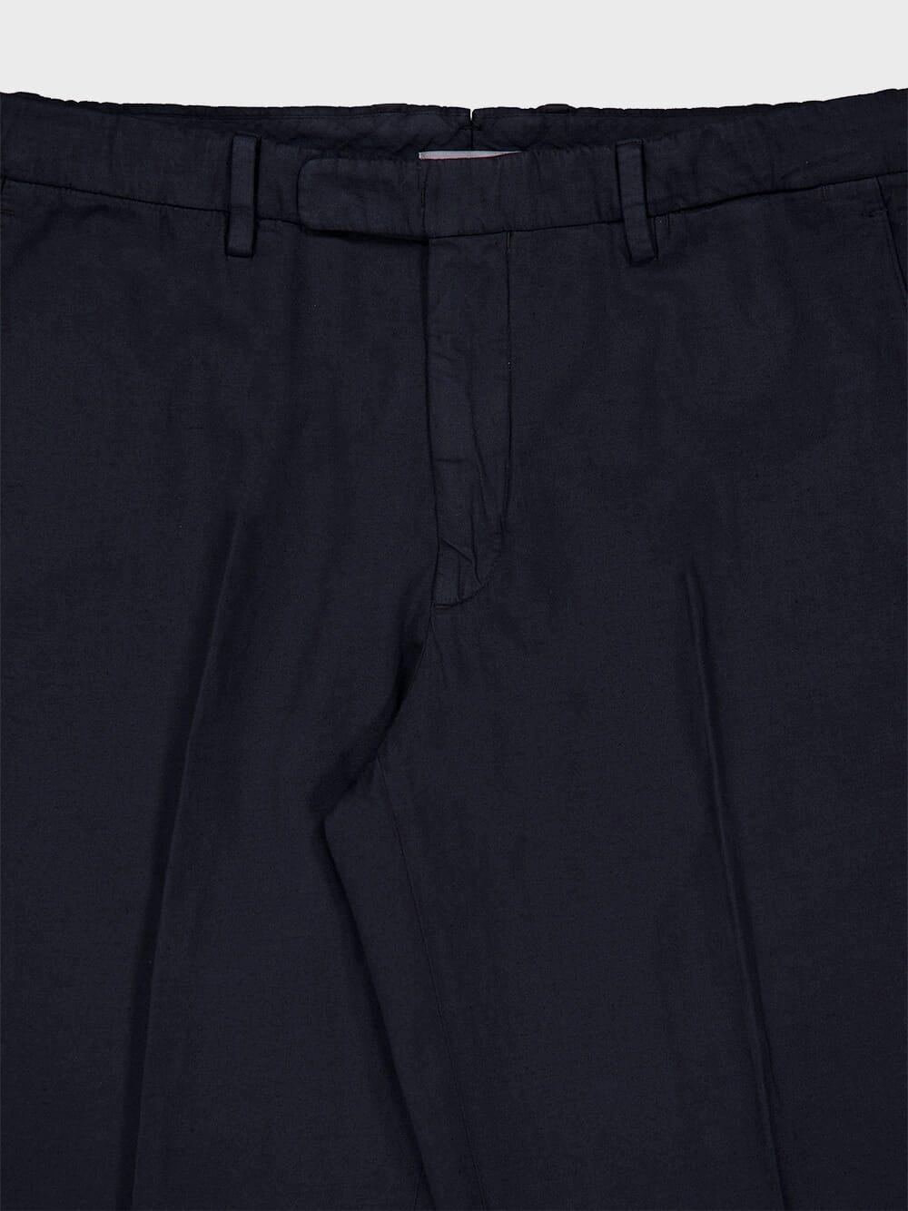 Navy Pressed-Crease Trousers