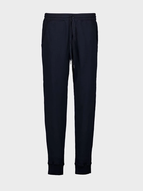 Navy Slim-Fit Cotton Track Pants Bottoms Mens - cheap mens shorts online