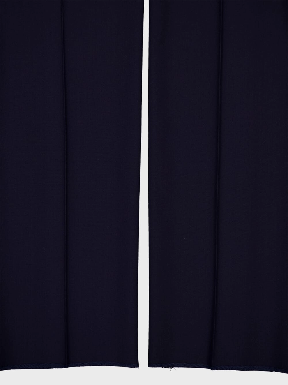 Navy Straight-Fit Trousers