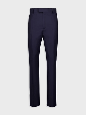 Navy Straight-Fit Trousers Bottoms Mens - cheap mens shorts online