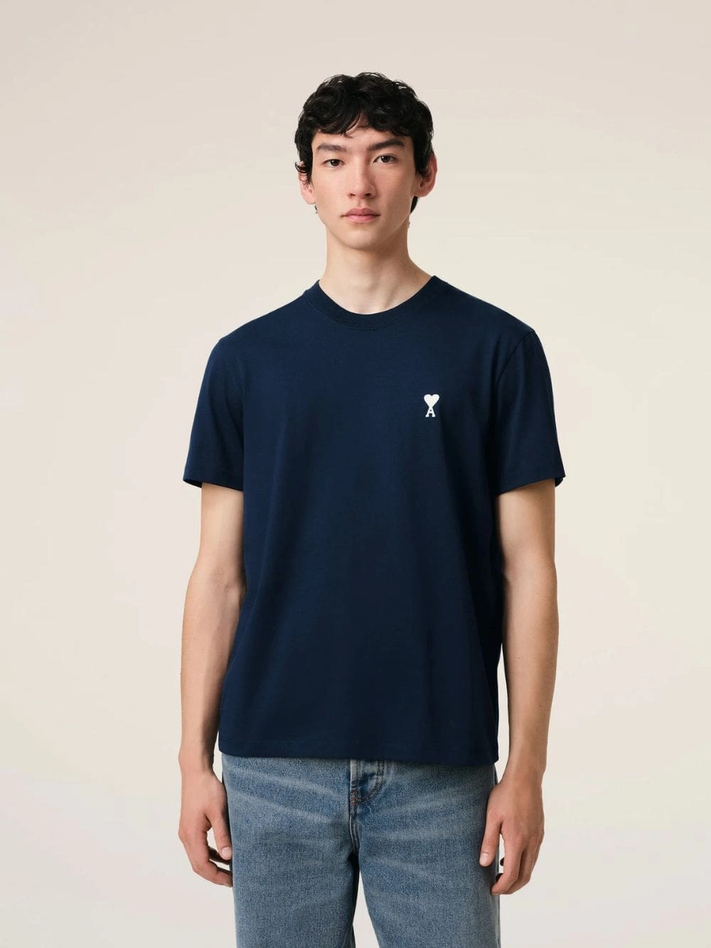 Night Blue Cotton T-Shirt