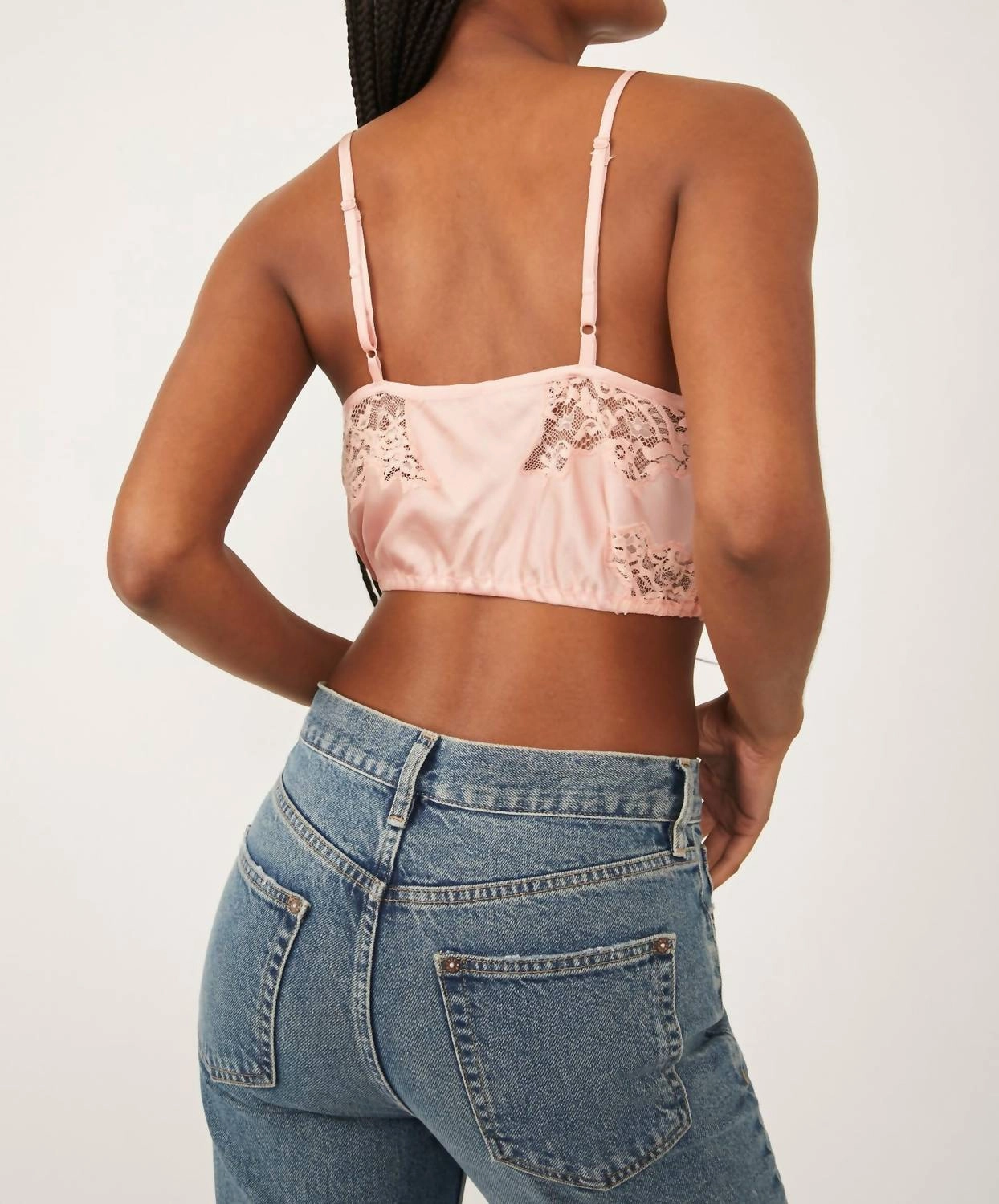 Night Out Blouson Brami In Roseblush