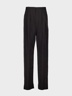 Noir et Craie Striped Baggy Canvas Pants Bottoms Mens - cheap mens shorts online