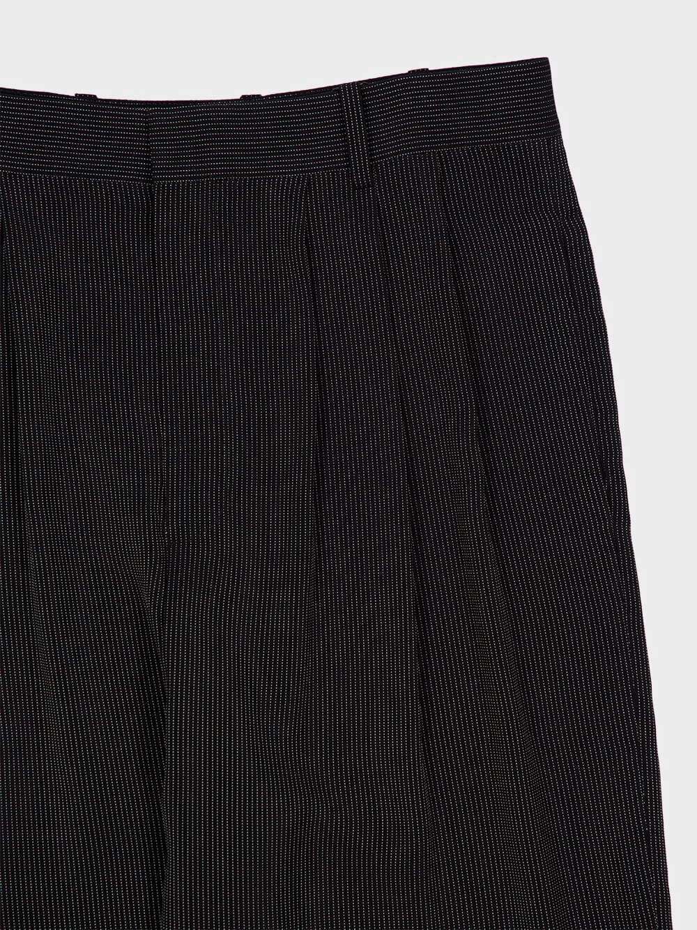 Noir et Craie Striped Baggy Canvas Pants