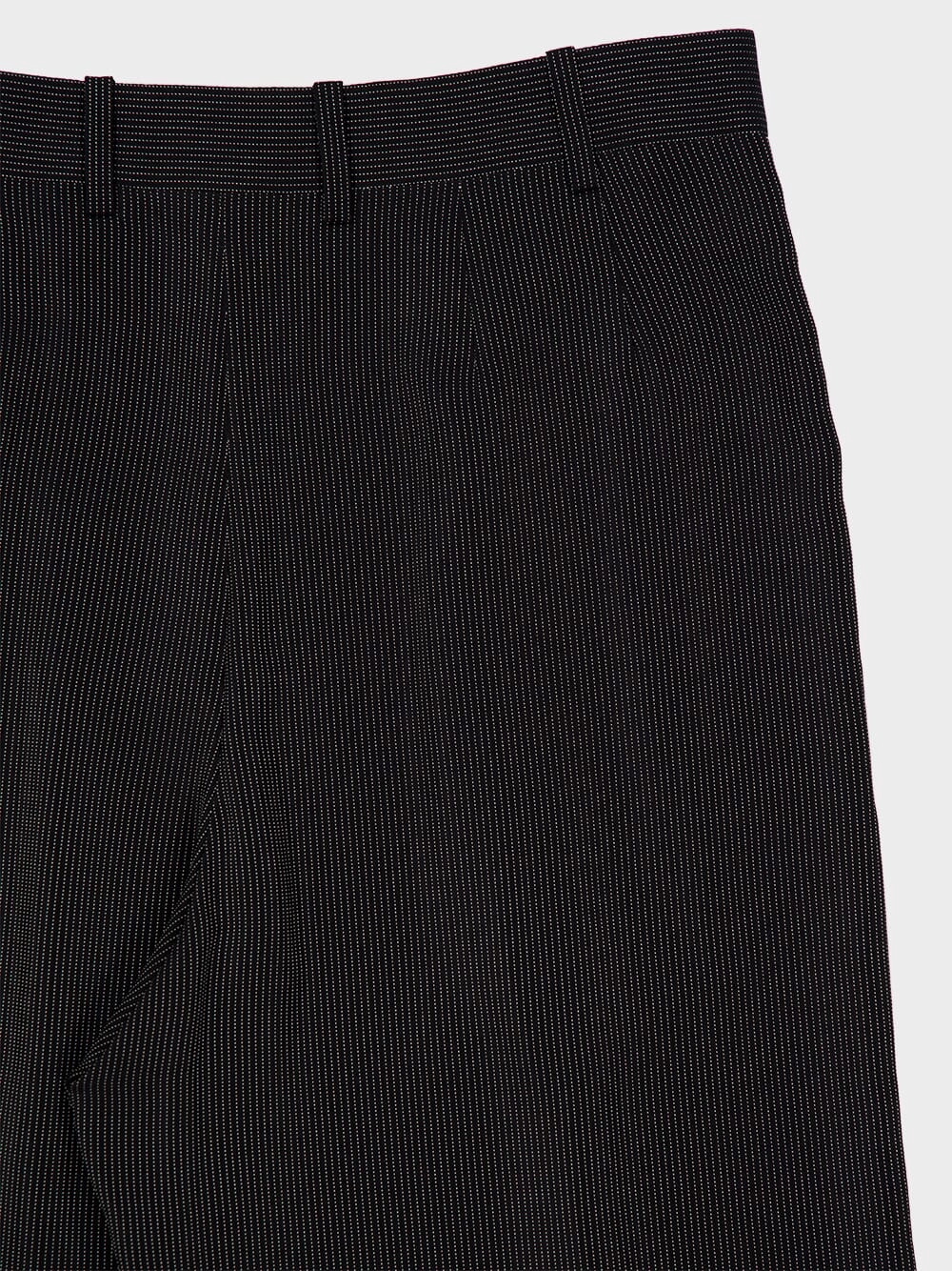 Noir et Craie Striped Baggy Canvas Pants