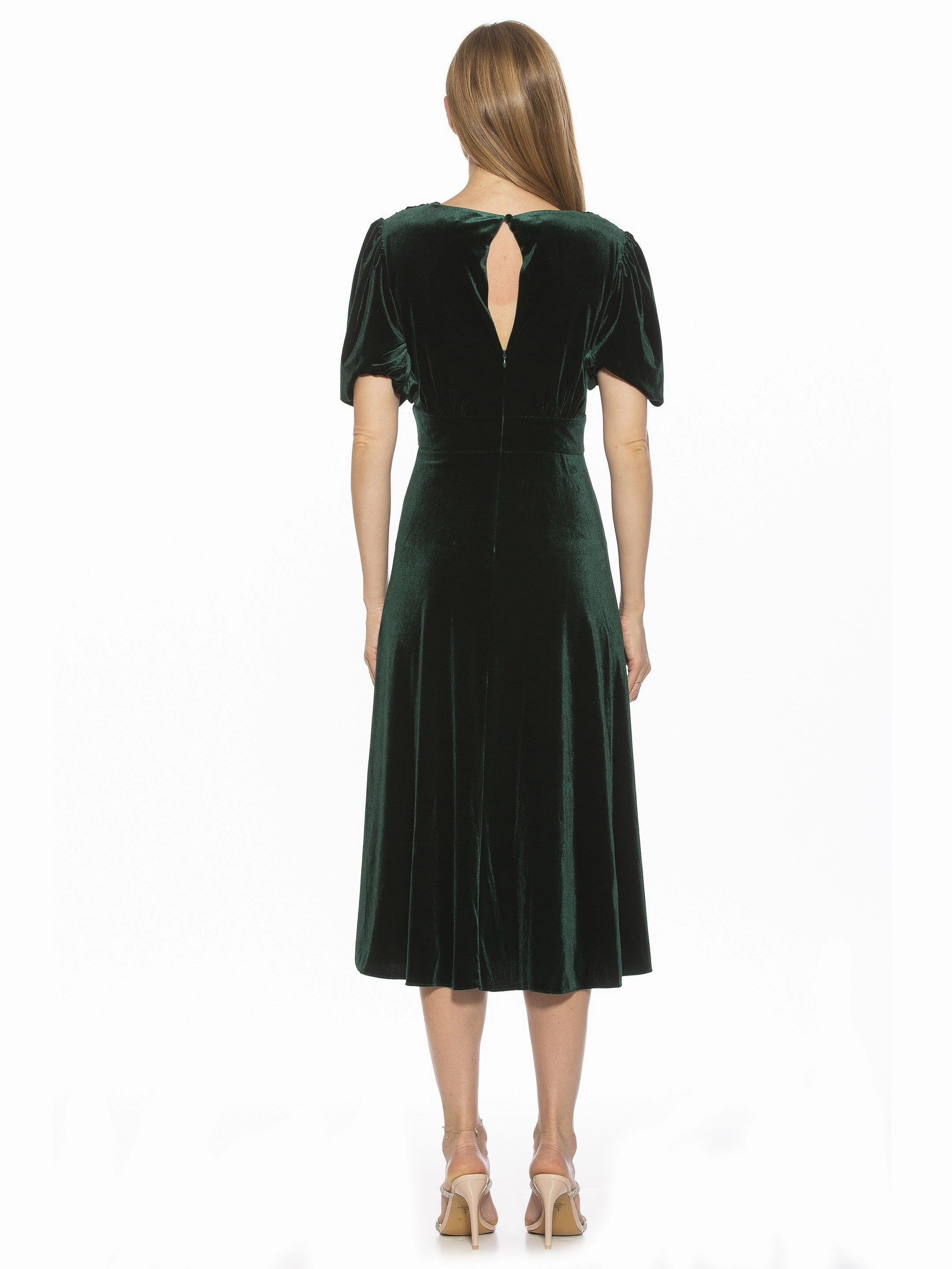 Nola Velvet Midi Dress