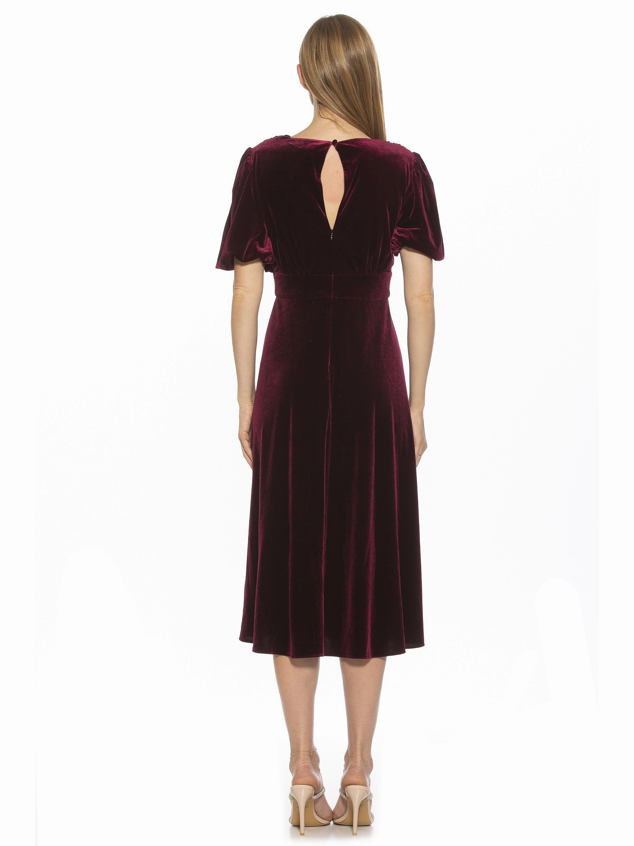 Nola Velvet Midi Dress