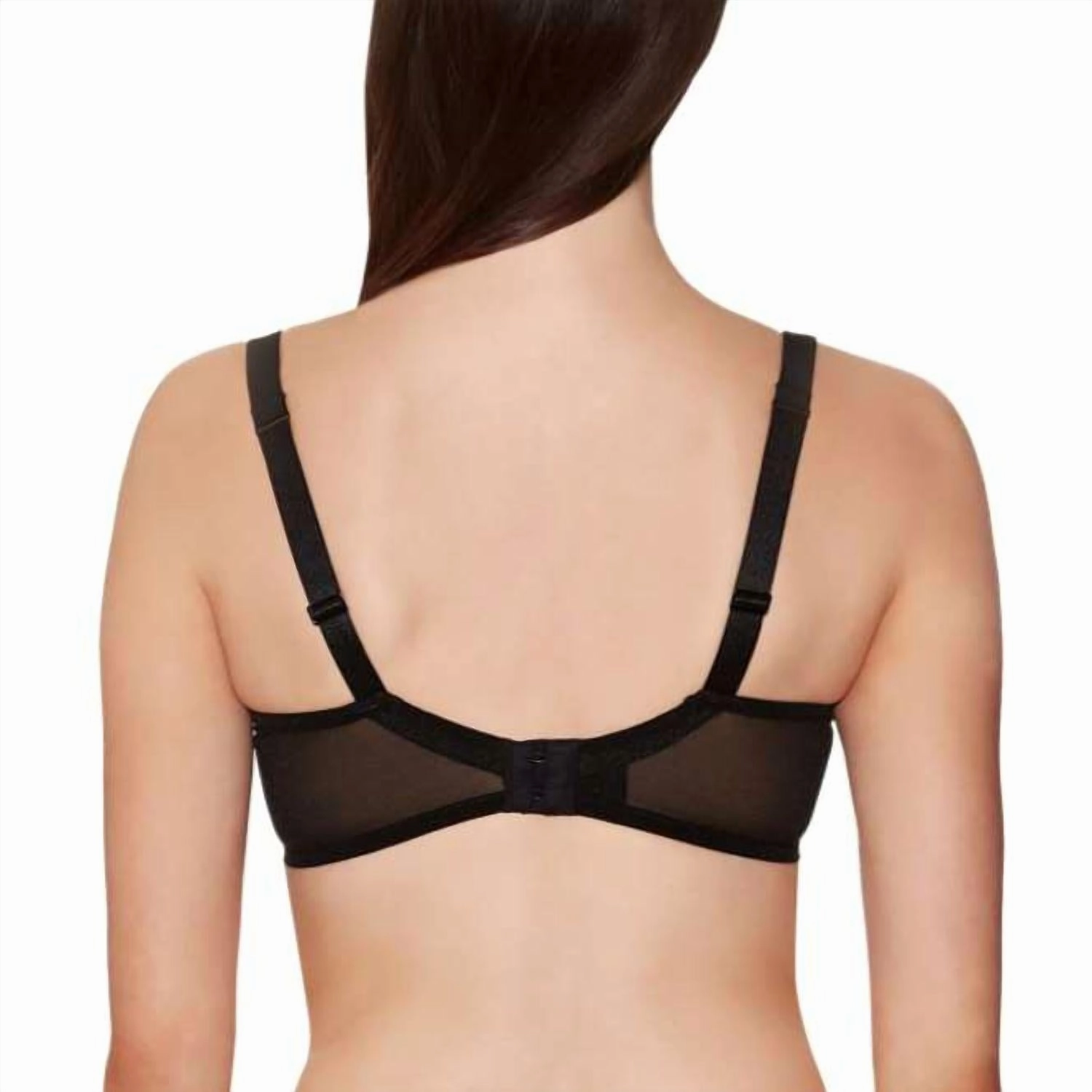 Nudessence Half Cup Bra In Black