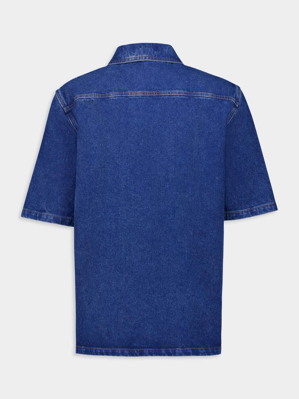 Ocean Blue Organic Denim Polo