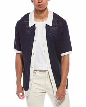 Onia Linen Button-Up Sweater winter sweaters outlet