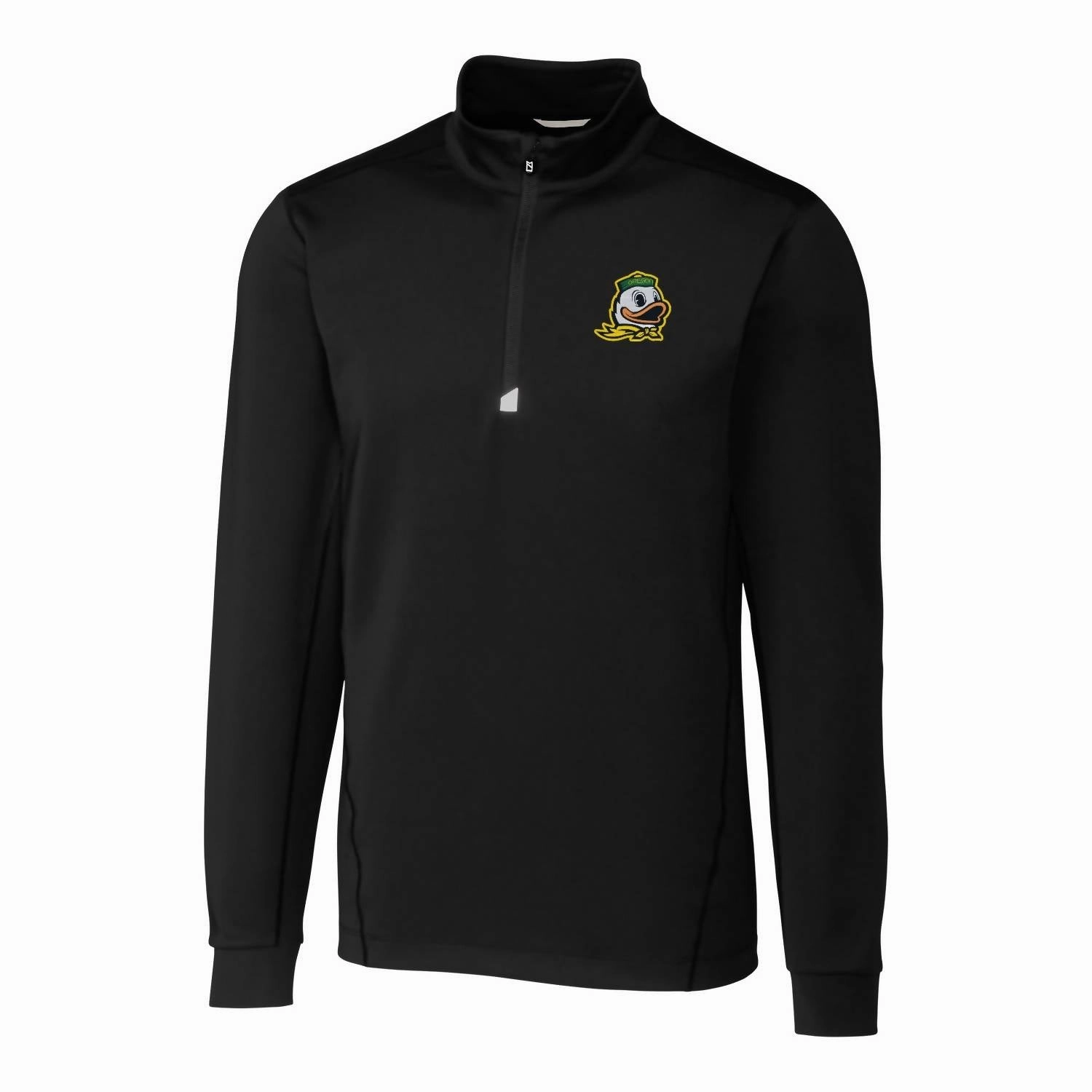 Oregon Ducks 1/4 Zip Traverse Pullover In Black