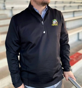 Oregon Ducks 1/4 Zip Traverse Pullover In Black turtleneck sweaters sale